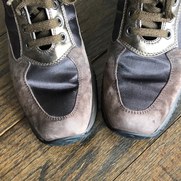 Brown classic Hogan dressy sneakers - Picture 7 of 8